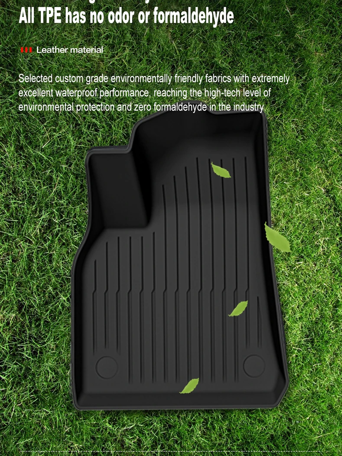 Tesla Floor Mats Model Y Model 3 2024 Left Rudder Luggage Mat 8