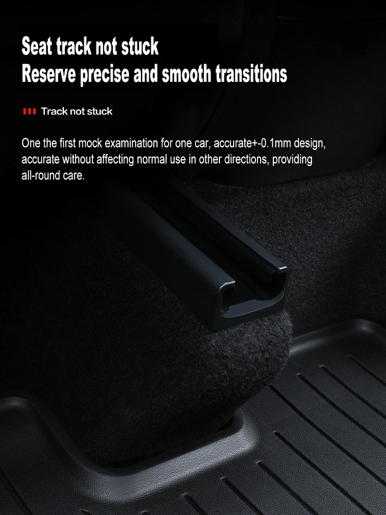 Tesla Floor Mats Model Y Model 3 2024 Left Rudder Luggage Mat 9