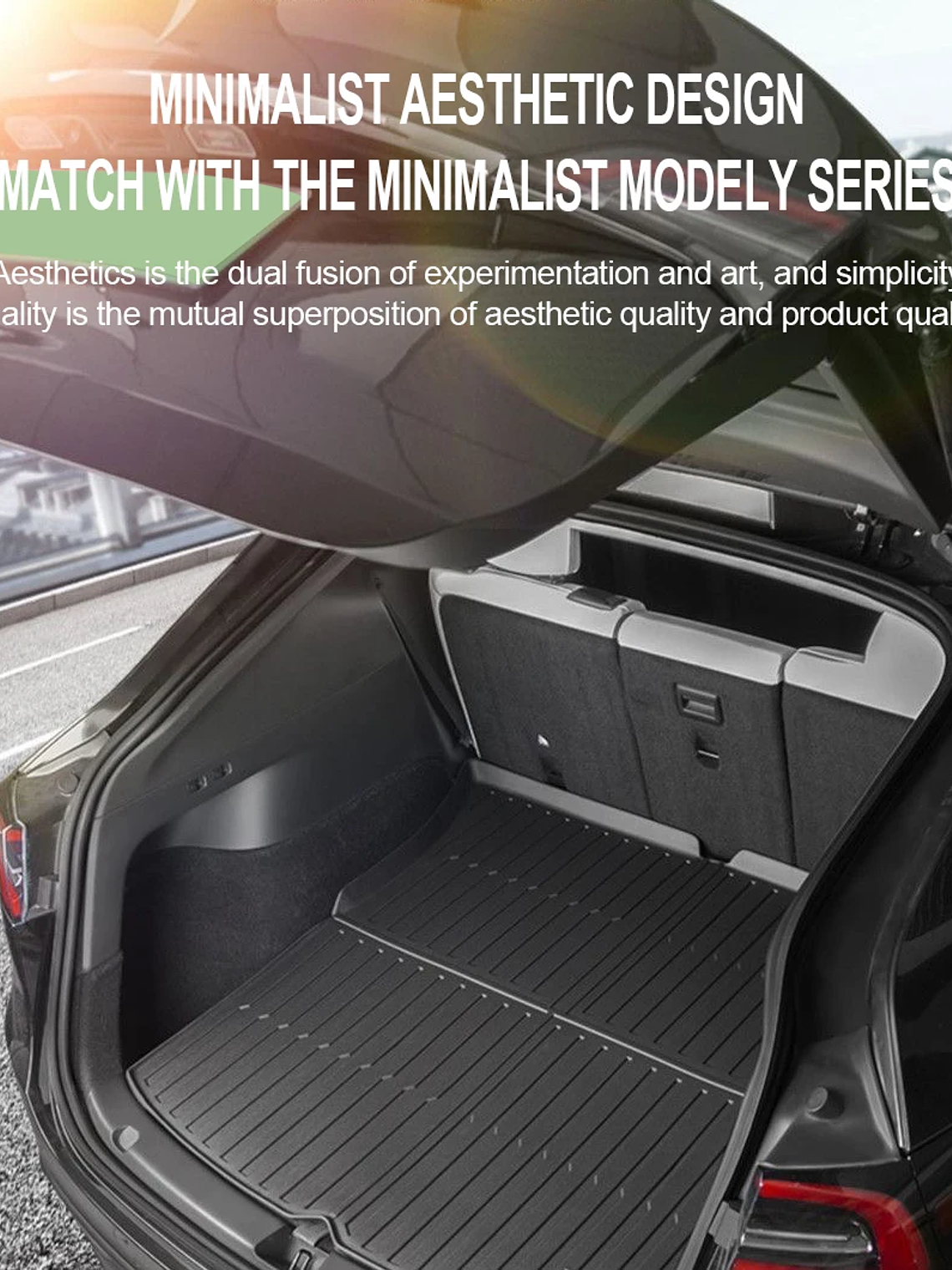 Tesla Floor Mats Model Y Model 3 2024 Left Rudder Luggage Mat 14