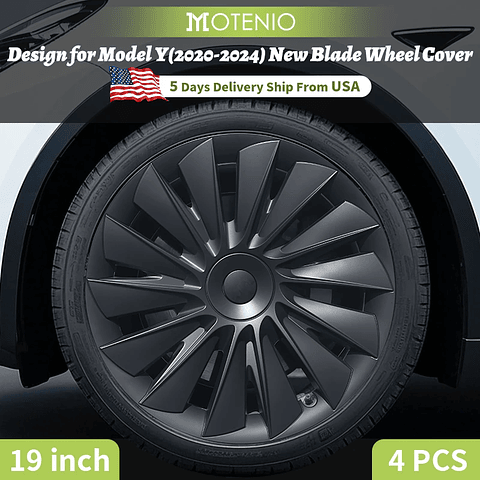 TESLA Model Y 2020-2024 Vehicle Full Coverage New Blade Wheel Covers