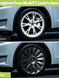 TESLA Model Y 2020-2024 Vehicle Full Coverage New Blade Wheel Covers - thumbnail 5