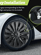 TESLA Model Y 2020-2024 Vehicle Full Coverage New Blade Wheel Covers - thumbnail 6