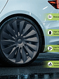 TESLA Model Y 2020-2024 Vehicle Full Coverage New Blade Wheel Covers - thumbnail 7