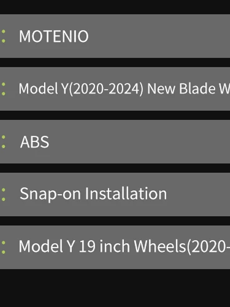 TESLA Model Y 2020-2024 Vehicle Full Coverage New Blade Wheel Covers 20