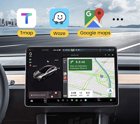 Carlinkit Wireless CarPlay Dongle Car Play Wireless Android Auto Adapter For Tesla