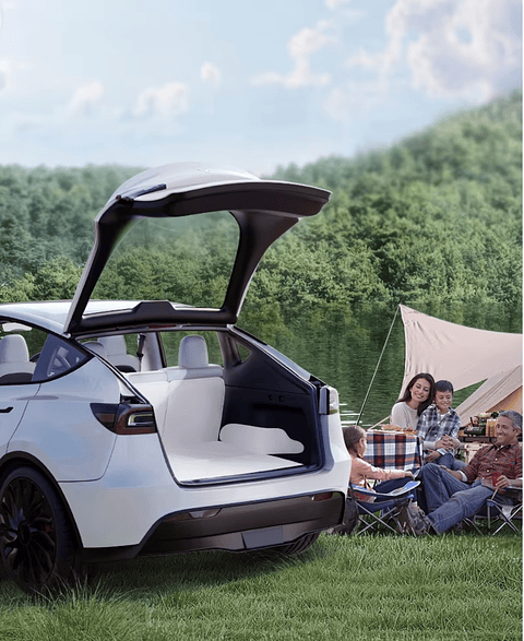 YZ High Quality Leather Trunk Mat For Tesla Model Y  Custom Full Cover Mats