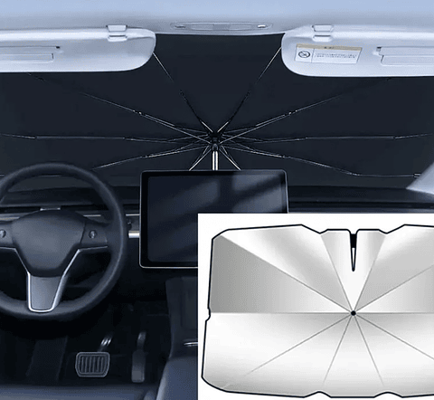 For Tesla Model Y/3/S/X Sunshades Parasol Car Front Sunshades