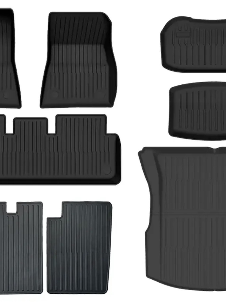 Tesla Floor Mats Model Y Model 3 2024 Left Rudder Luggage Mat 1