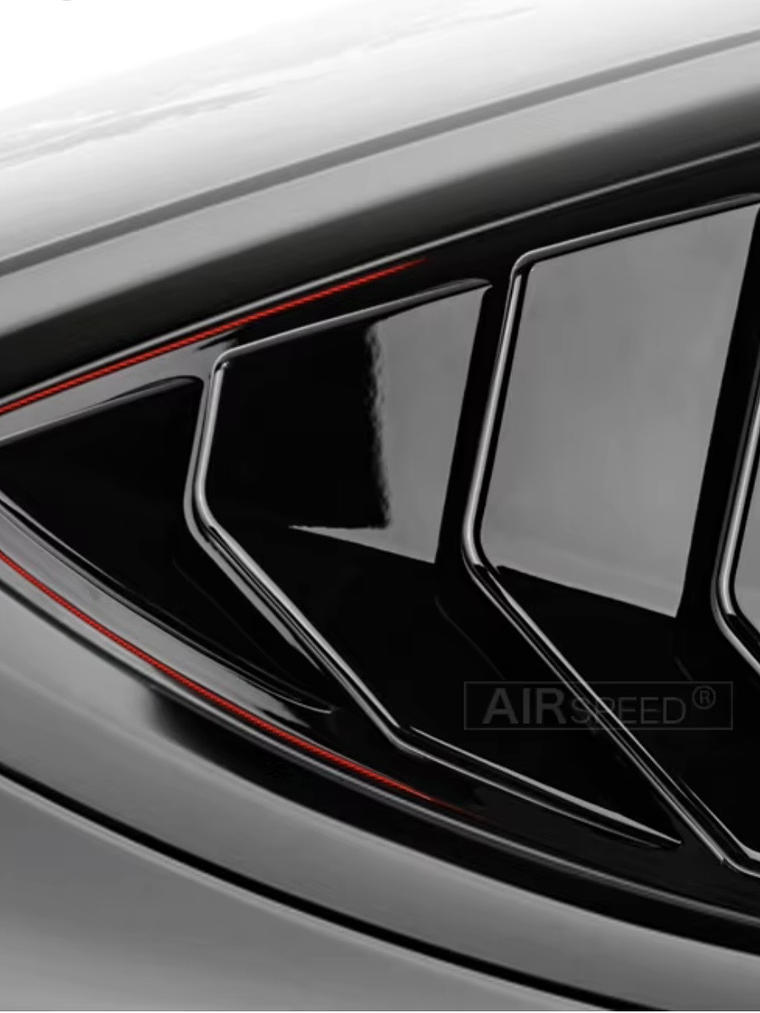 ABS Rear Car Window Shutter Cover For Tesla Model 3 2017-2023 Highland 2024 1