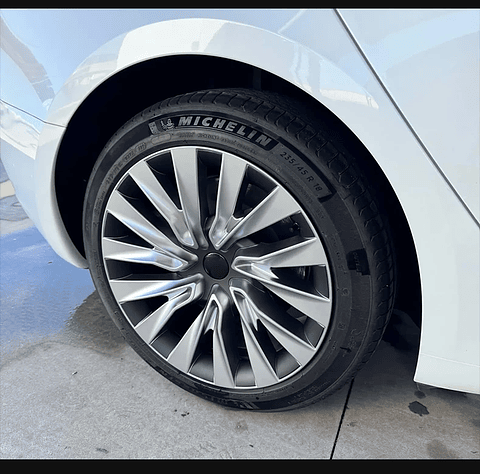 4PCS Wheel Cap 18 Inch Turbine Automobile Hubcap for Tesla Model 3