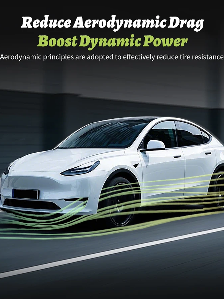 4PCS Wheel Cap 18 Inch Turbine Automobile Hubcap for Tesla Model 3 15