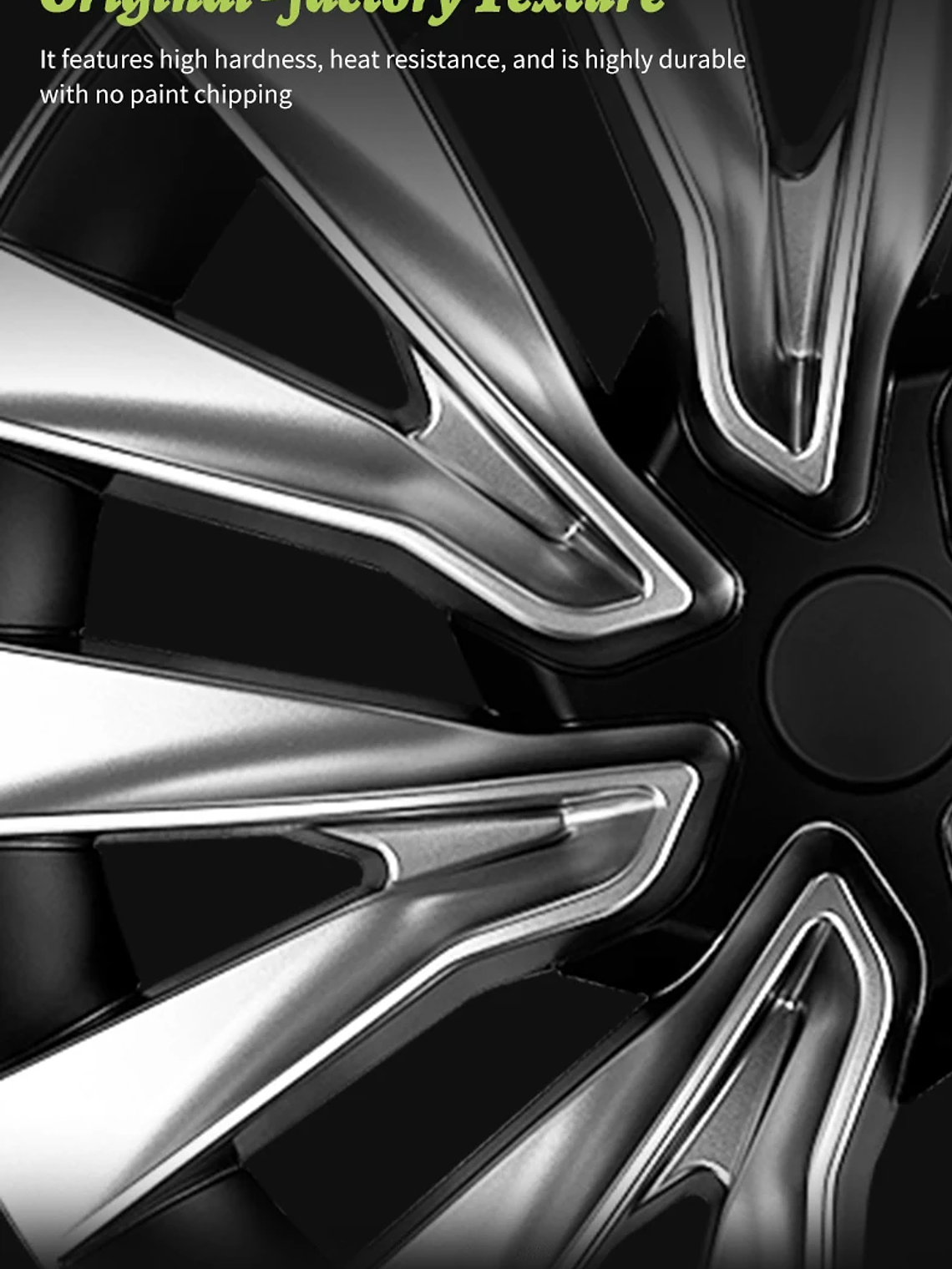 4PCS Wheel Cap 18 Inch Turbine Automobile Hubcap for Tesla Model 3 17