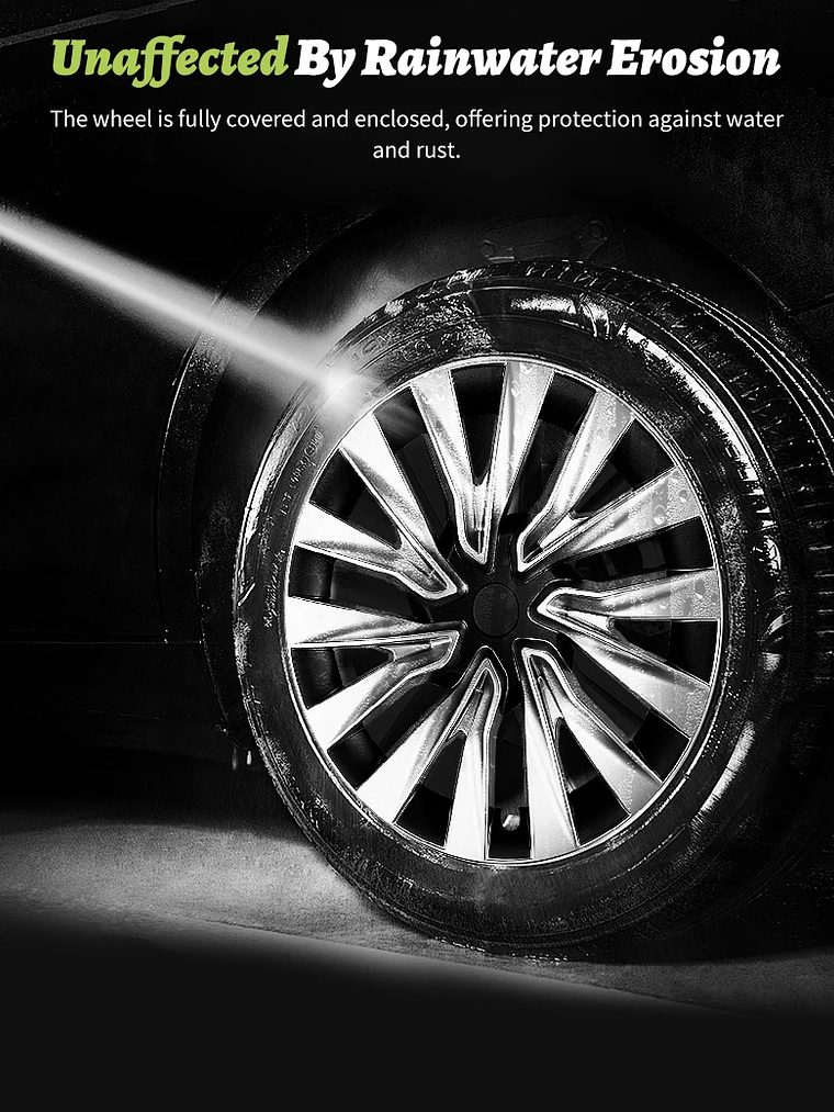 4PCS Wheel Cap 18 Inch Turbine Automobile Hubcap for Tesla Model 3 18