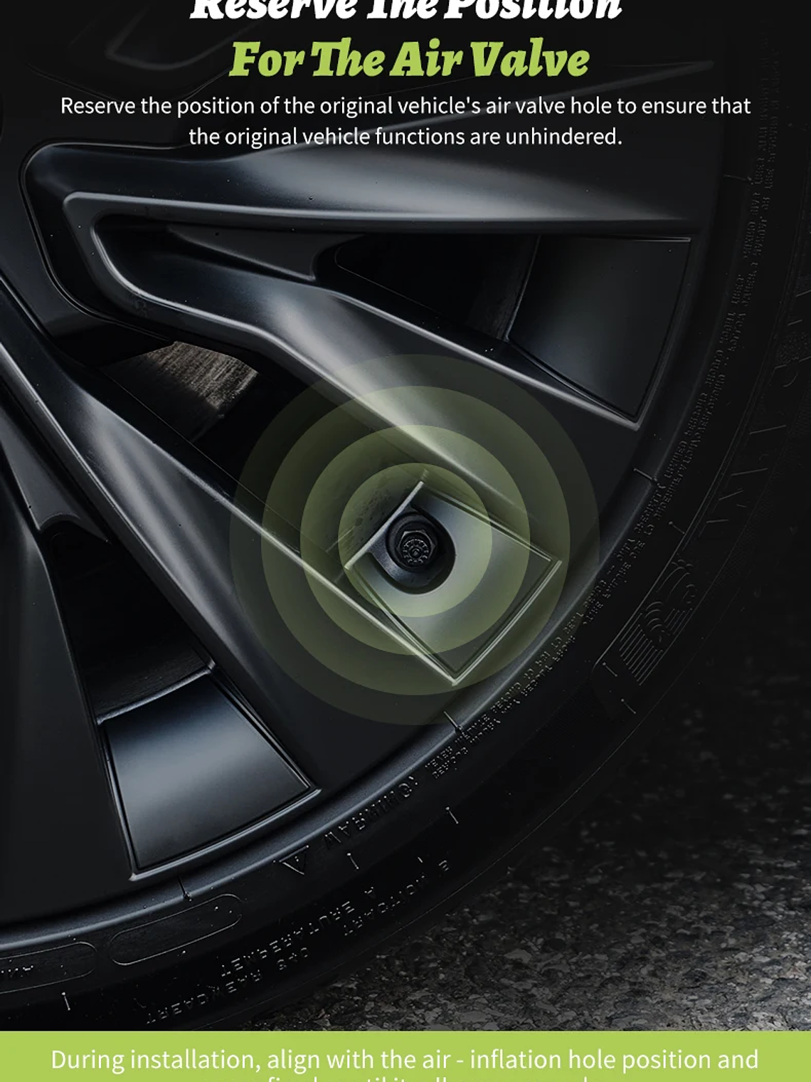 4PCS Wheel Cap 18 Inch Turbine Automobile Hubcap for Tesla Model 3 20