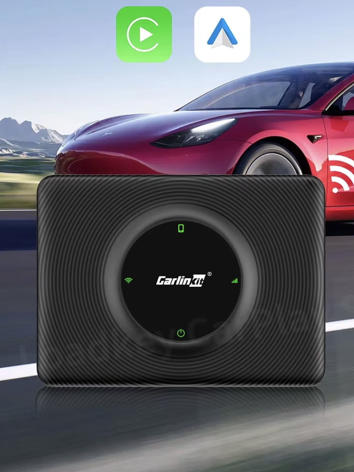 CarlinKit Wireless CarPlay Android Auto For Tesla Model 3 Model X Y Model S 1