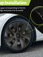 4PCS Design for TESLA Model Y 2020-2024 Vehicle Storm Wheel Cover Caps - thumbnail 7