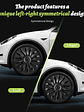 4PCS Design for TESLA Model Y 2020-2024 Vehicle Storm Wheel Cover Caps - thumbnail 14