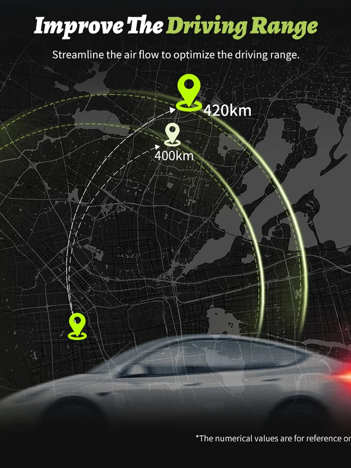 4PCS Design for TESLA Model Y 2020-2024 Vehicle Storm Wheel Cover Caps 19