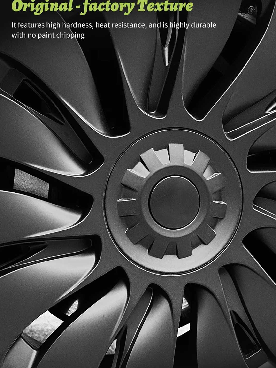 4PCS Design for TESLA Model Y 2020-2024 Vehicle Storm Wheel Cover Caps 20