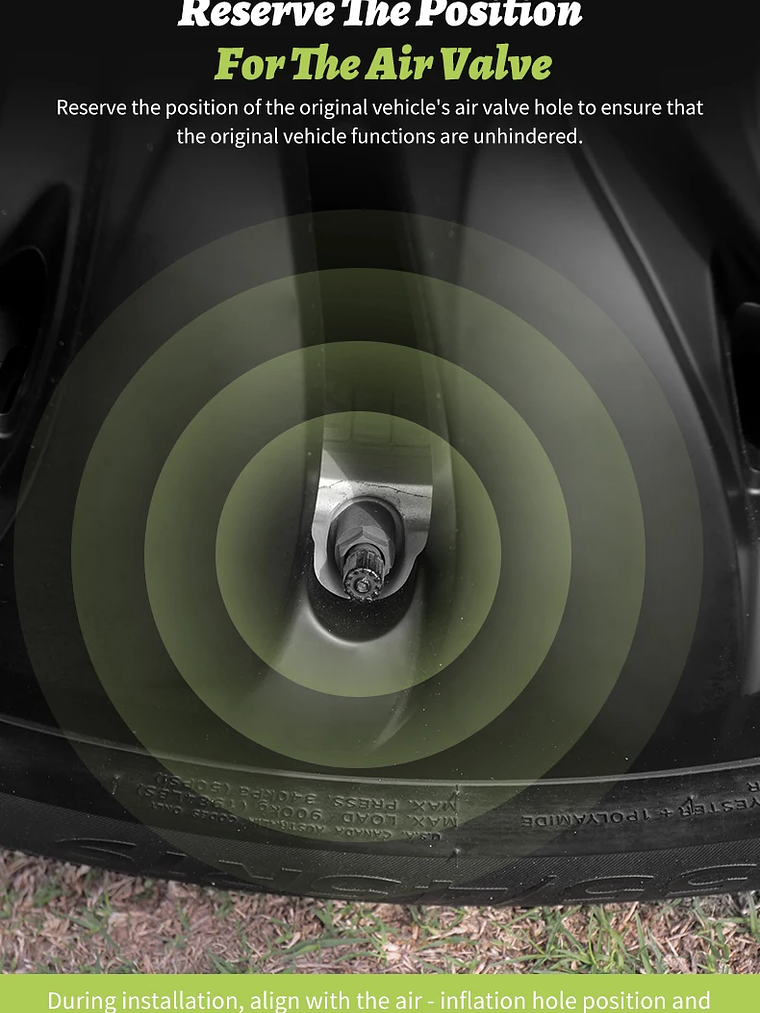 4PCS Design for TESLA Model Y 2020-2024 Vehicle Storm Wheel Cover Caps 23