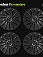 4PCS Design for TESLA Model Y 2020-2024 Vehicle Storm Wheel Cover Caps - thumbnail 25