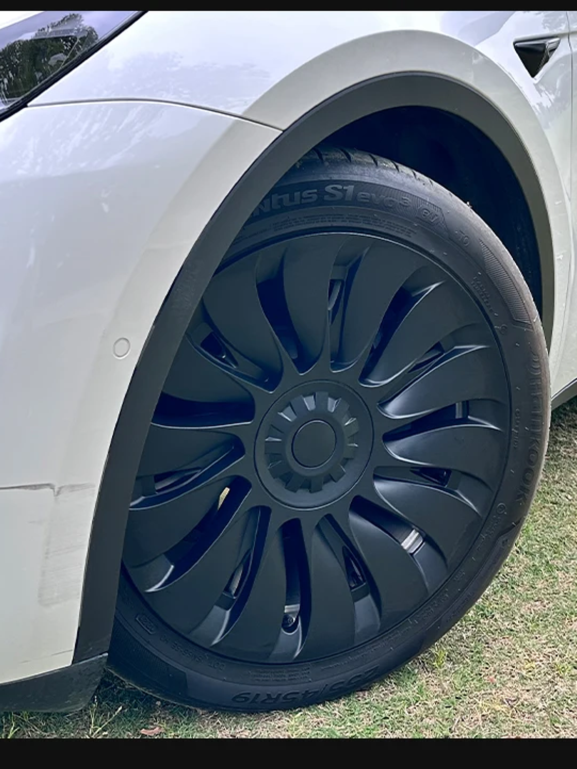 4PCS Design for TESLA Model Y 2020-2024 Vehicle Storm Wheel Cover Caps 28