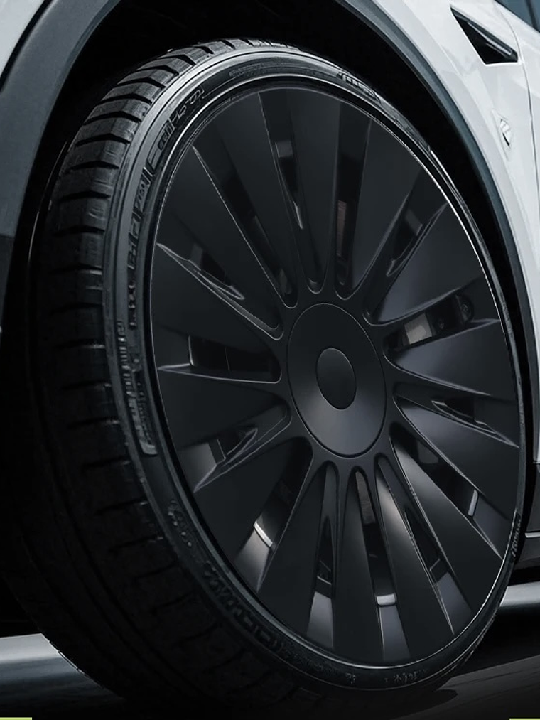 4PCS Design for TESLA Model Y 2020-2024 Vehicle Storm Wheel Cover Caps 1