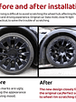 Tesla Model Y 20 Inch Rim Wheel Hub Protection Patch Protectors - thumbnail 5