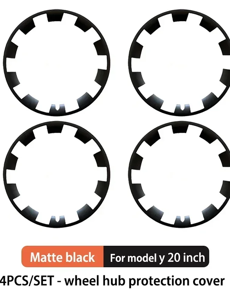 Tesla Model Y 20 Inch Rim Wheel Hub Protection Patch Protectors 9