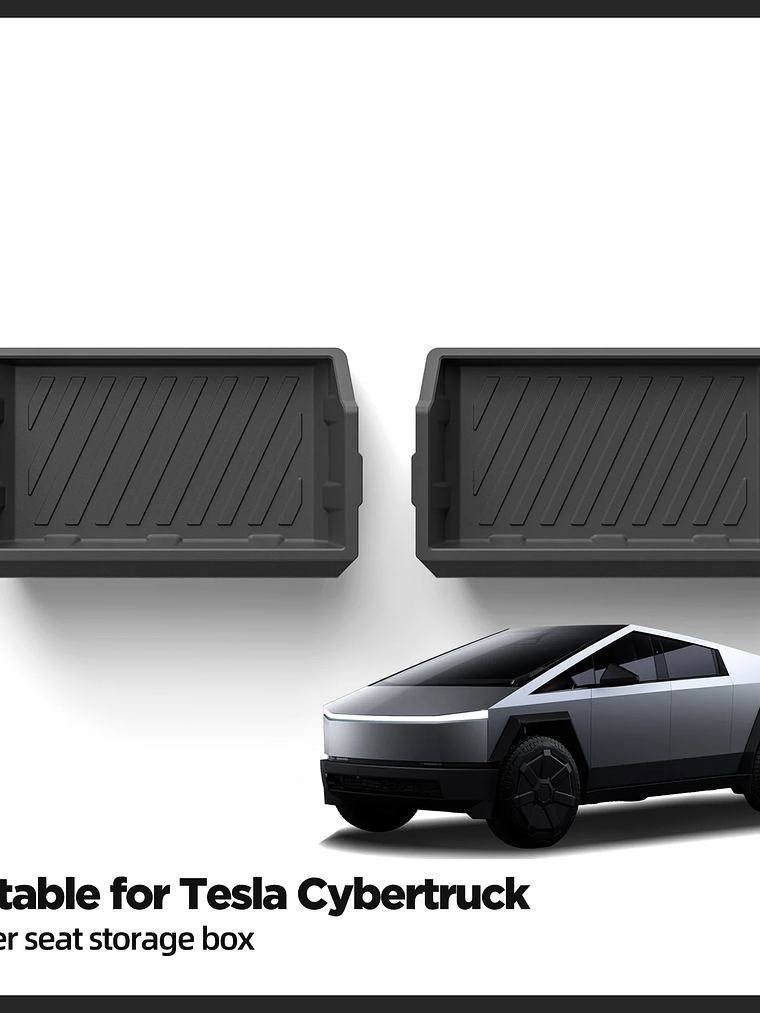 Tesla Cybertruck Under Seat Storage Box 2