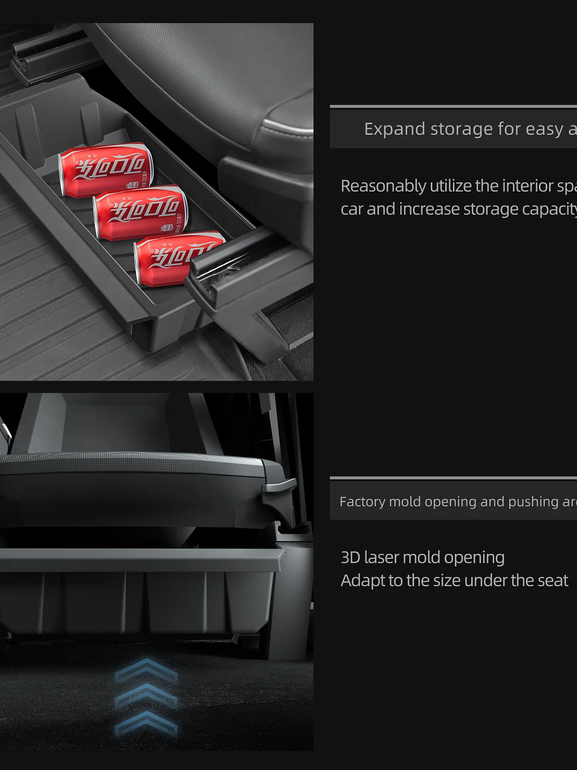 Tesla Cybertruck Under Seat Storage Box 3