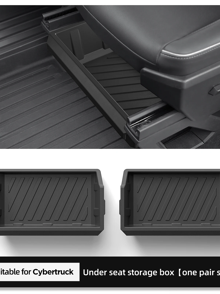 Tesla Cybertruck Under Seat Storage Box 5