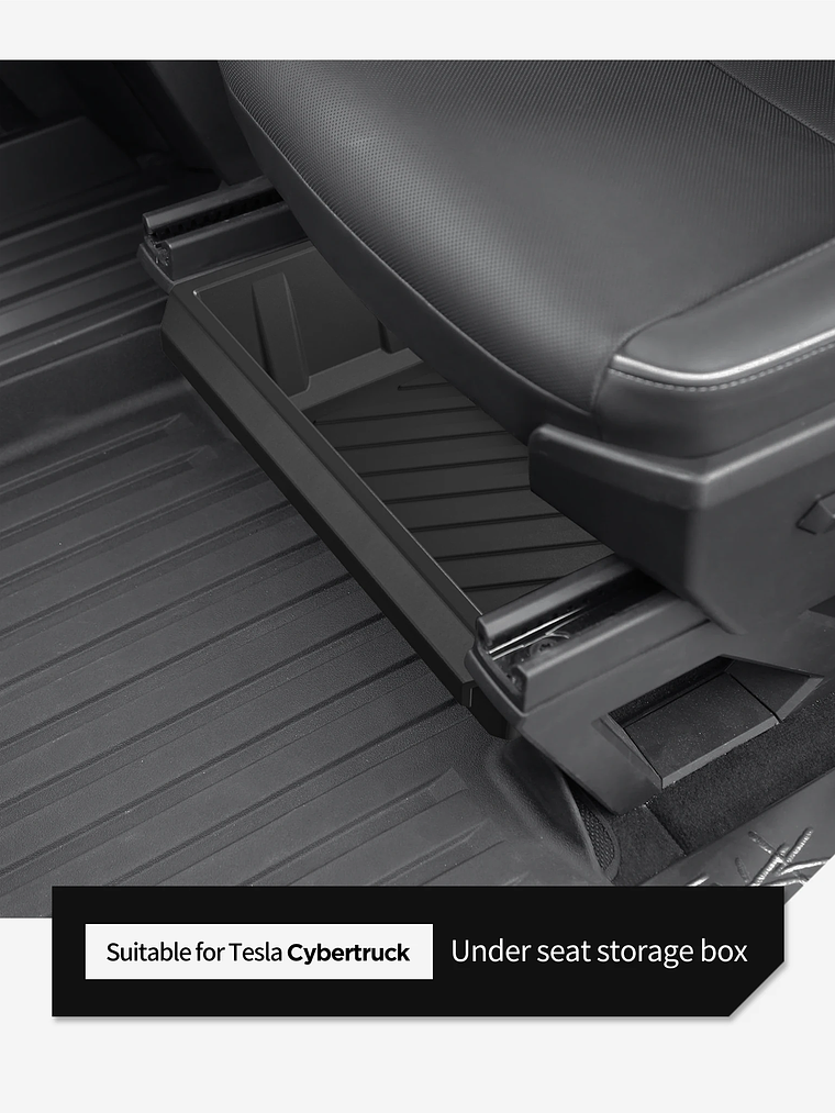 Tesla Cybertruck Under Seat Storage Box 9