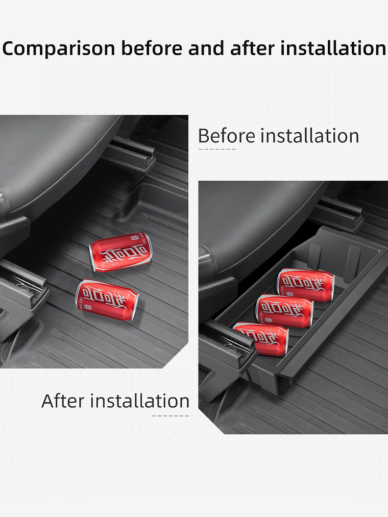 Tesla Cybertruck Under Seat Storage Box 10