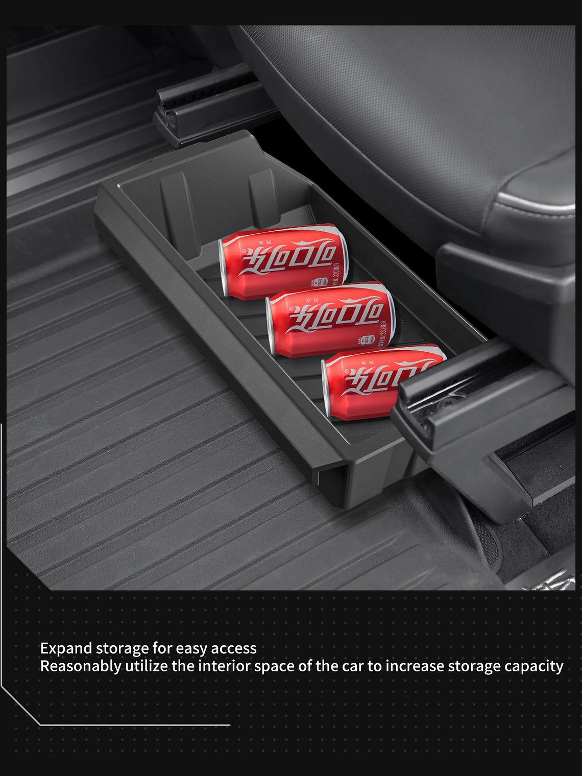 Tesla Cybertruck Under Seat Storage Box 12