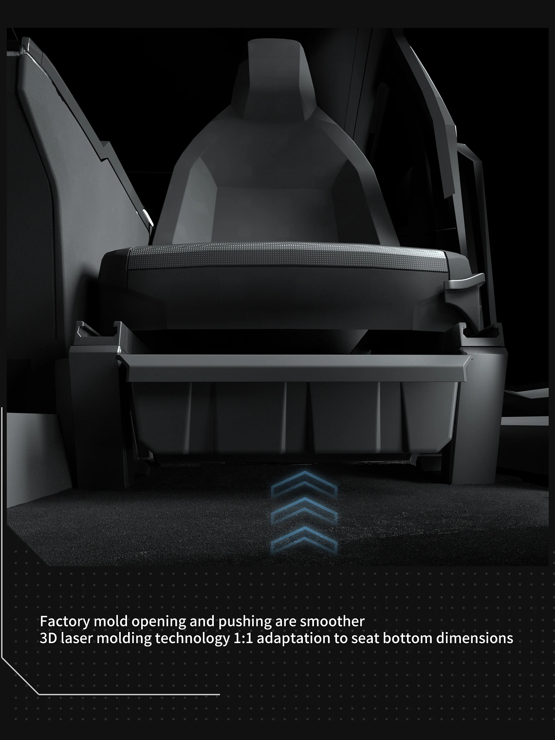 Tesla Cybertruck Under Seat Storage Box 14