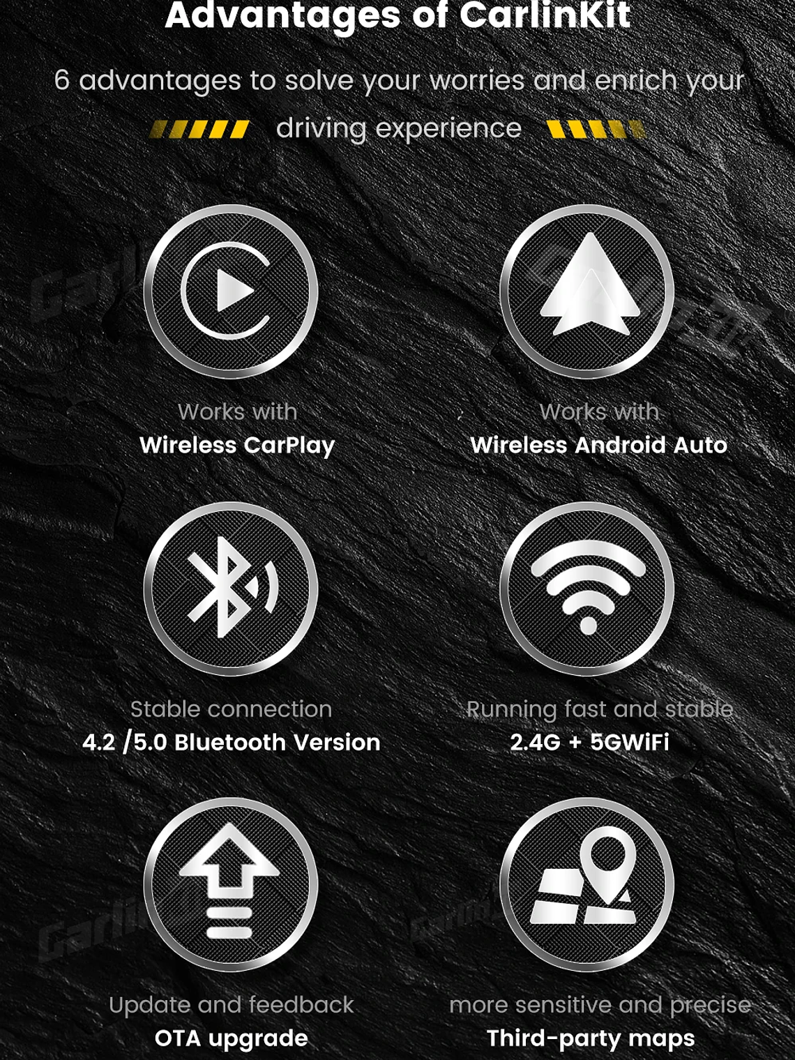 CarlinKit T2C Wireless CarPlay For Tesla Android Auto Adapter 10