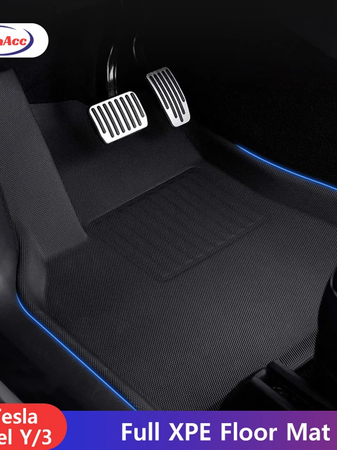 NovaAcc Floor mats for Tesla Model Y 2017-2024 Model 3 Highland 2024 2025 2