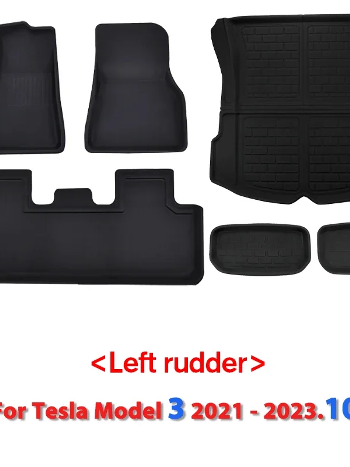 NovaAcc Floor mats for Tesla Model Y 2017-2024 Model 3 Highland 2024 2025 13
