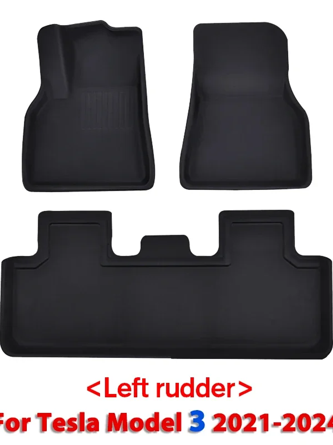 NovaAcc Floor mats for Tesla Model Y 2017-2024 Model 3 Highland 2024 2025 14