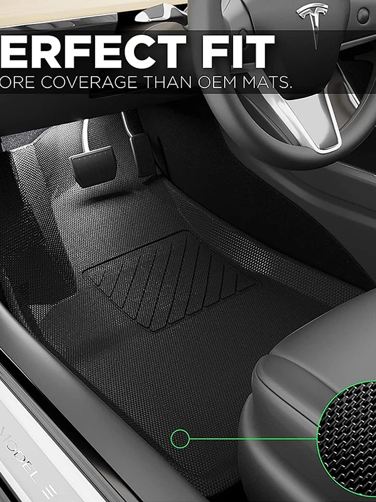 NovaAcc Floor mats for Tesla Model Y 2017-2024 Model 3 Highland 2024 2025 17