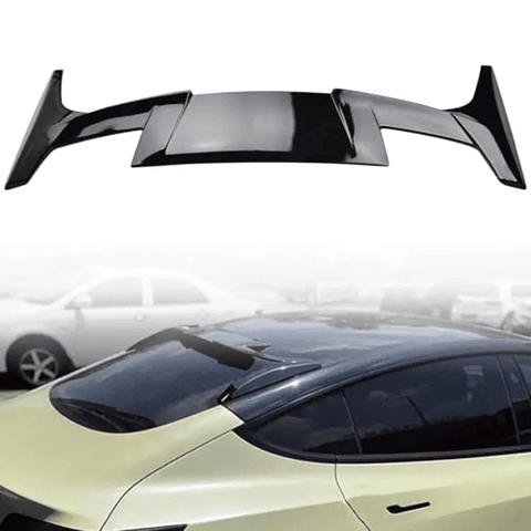 Gloss Black Rear Window Roof Spoiler for Tesla Model Y 2021 2022 2023