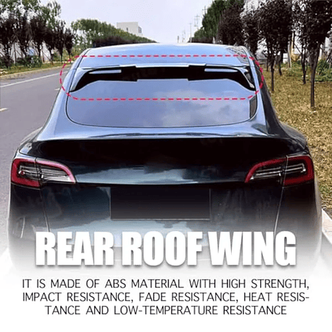 Gloss Black Rear Window Roof Spoiler for Tesla Model Y 2021 2022 2023