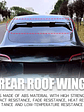 Gloss Black Rear Window Roof Spoiler for Tesla Model Y 2021 2022 2023 - thumbnail 2