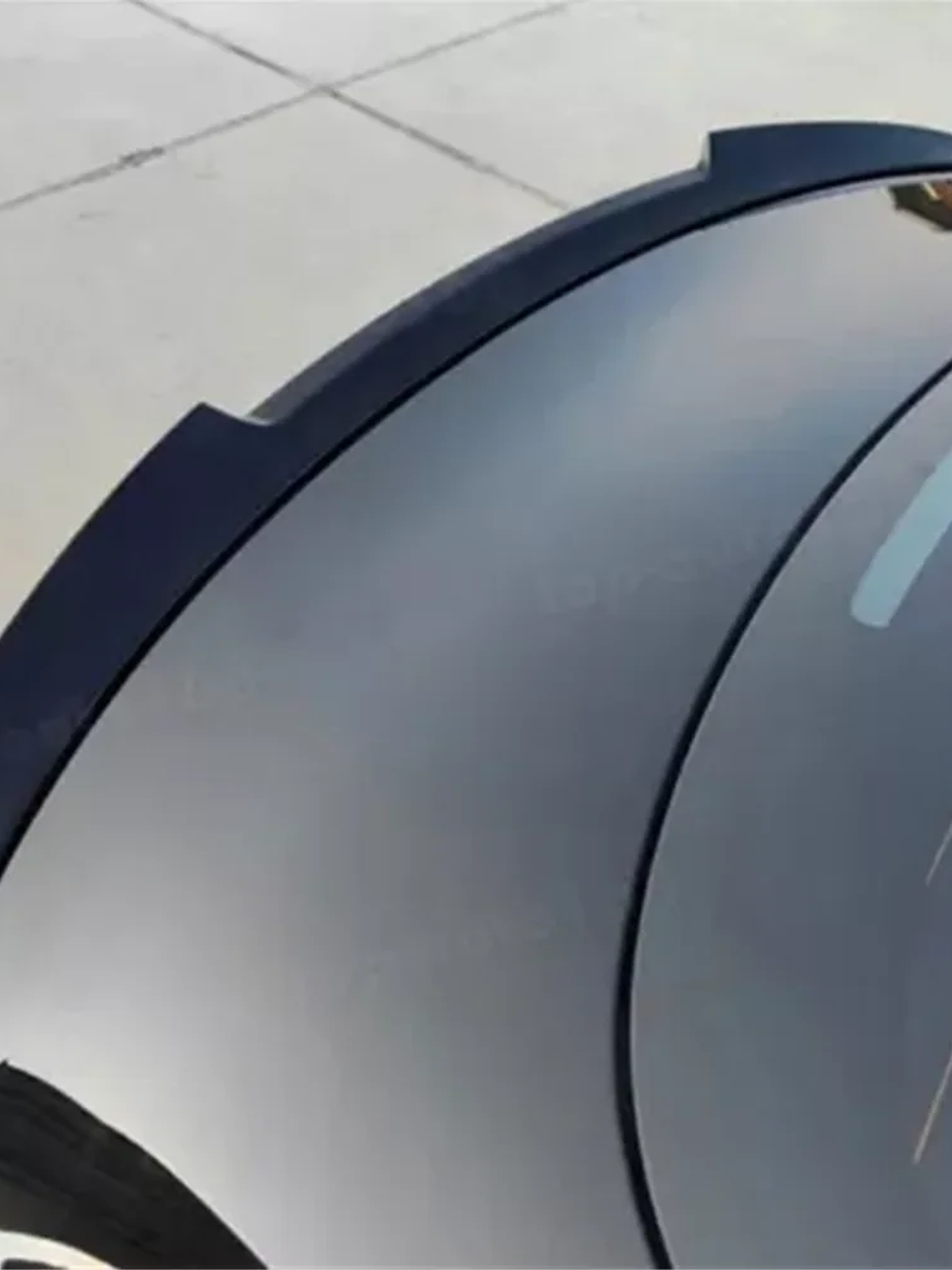 ABS Spoiler Rear Door Tail Trunk Wing Carbon Fiber Look For Tesla Model 3/Y 2017 10