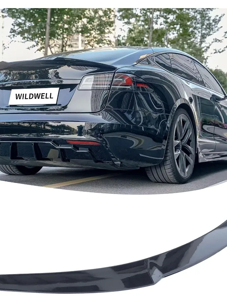 Rear Spoiler Compatible with 2012-2025 Tesla Model S Spoiler Wing  1