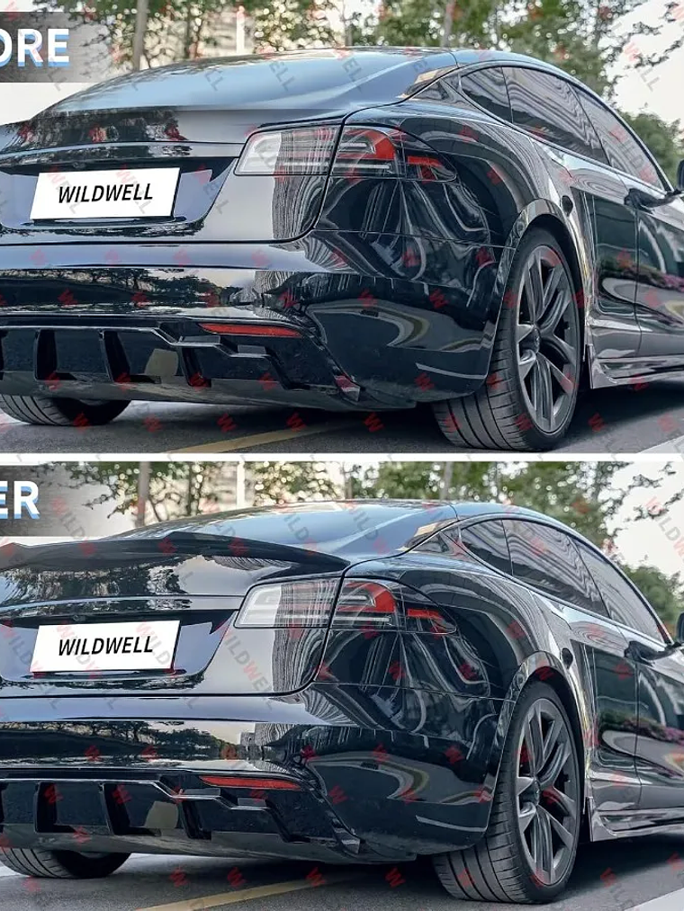 Rear Spoiler Compatible with 2012-2025 Tesla Model S Spoiler Wing  2