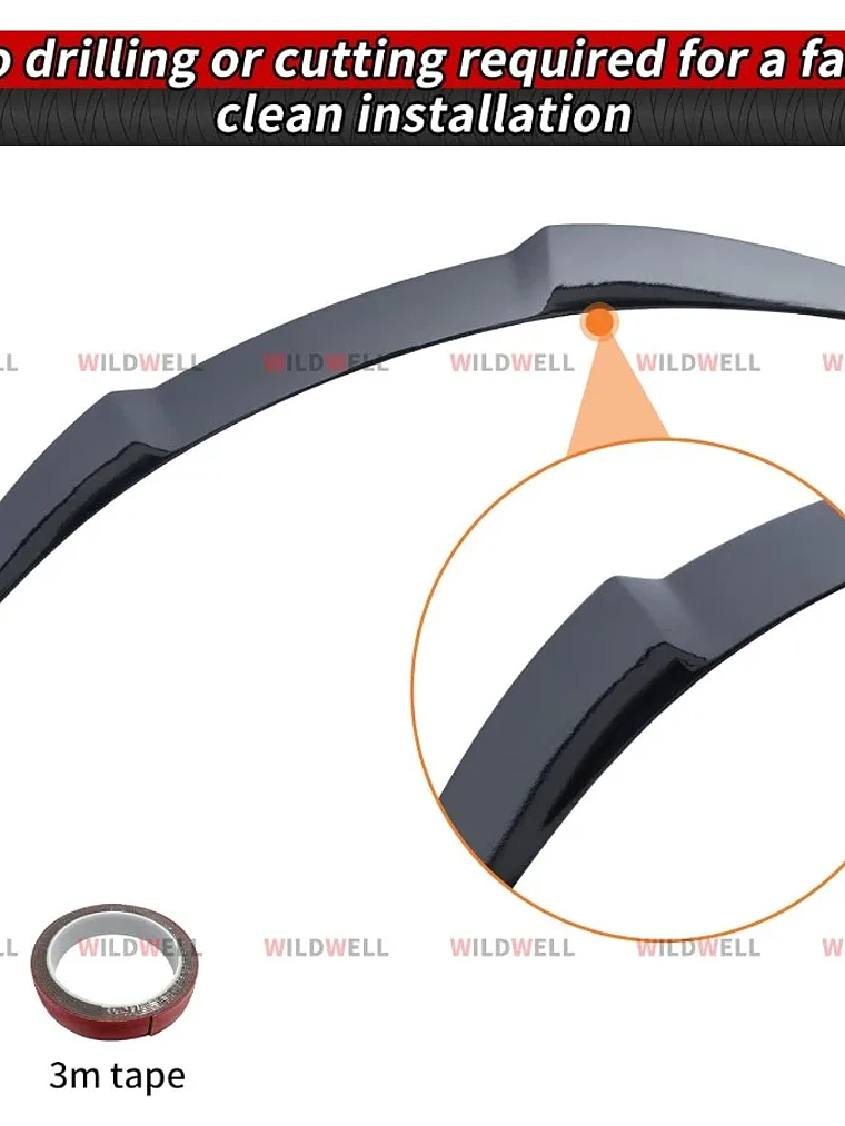 Rear Spoiler Compatible with 2012-2025 Tesla Model S Spoiler Wing  6