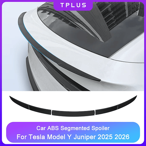 Tesla Model Y Juniper Spoiler Segmented ABS Spoilers Black