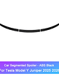 Tesla Model Y Juniper Spoiler Segmented ABS Spoilers Black - thumbnail 8